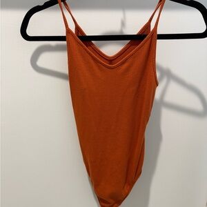 Women's Orange bodysuit